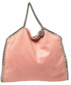 Best reviews of ✔️ Stella McCartney Light Pink Faux Leather Small Falabella Tote For 👩 Women 🤩 -Stella McCartney Shop luxury women stella mccartney used handbags p403092 001