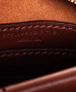 Buy 🔥 Stella McCartney Brown Monogram Faux Leather Utility Belt Bag For 👩 Women ⌛ -Stella McCartney Shop luxury women stella mccartney used handbags p415402 002