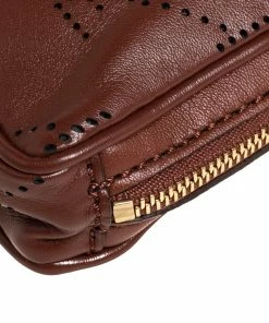 Buy 🔥 Stella McCartney Brown Monogram Faux Leather Utility Belt Bag For 👩 Women ⌛ -Stella McCartney Shop luxury women stella mccartney used handbags p415402 005