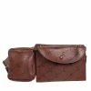Buy 🔥 Stella McCartney Brown Monogram Faux Leather Utility Belt Bag For 👩 Women ⌛