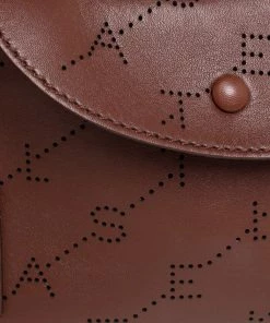 Buy 🔥 Stella McCartney Brown Monogram Faux Leather Utility Belt Bag For 👩 Women ⌛ -Stella McCartney Shop luxury women stella mccartney used handbags p415402 012