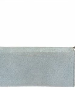 Promo 😉 Stella McCartney Blue Faux Leather Falabella Wallet For 👩 Women ⭐ -Stella McCartney Shop luxury women stella mccartney used handbags p418884 004