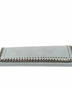 Promo 😉 Stella McCartney Blue Faux Leather Falabella Wallet For 👩 Women ⭐ -Stella McCartney Shop luxury women stella mccartney used handbags p418884 006