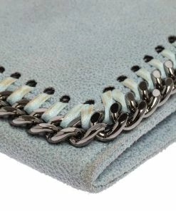 Promo 😉 Stella McCartney Blue Faux Leather Falabella Wallet For 👩 Women ⭐ -Stella McCartney Shop luxury women stella mccartney used handbags p418884 008