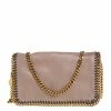 New ❤️ Stella McCartney Dark Beige Faux Suede Falabella Crossbody Bag For 👩 Women 😍