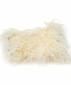 Deals 😍 Stella McCartney Cream Faux Fur Tiny Falabella Crossbody Bag For 👩 Women 👏 -Stella McCartney Shop luxury women stella mccartney used handbags p423227 004