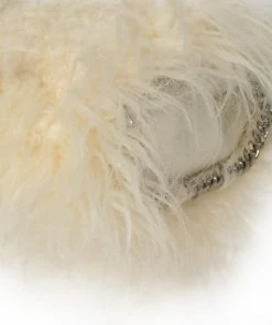 Deals 😍 Stella McCartney Cream Faux Fur Tiny Falabella Crossbody Bag For 👩 Women 👏 -Stella McCartney Shop luxury women stella mccartney used handbags p423227 006