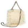 Deals 😍 Stella McCartney Cream Faux Fur Tiny Falabella Crossbody Bag For 👩 Women 👏 -Stella McCartney Shop luxury women stella mccartney used handbags p423227 007