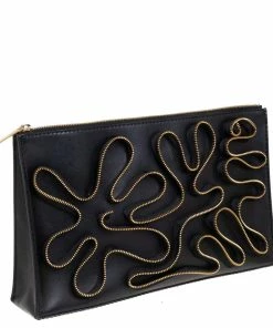 Promo ๐ Stella McCartney Black Faux Leather Zipper Embellished Cavendish Clutch For ๐ฉ Women ๐ 15 Promo ๐ Stella McCartney Black Faux Leather Zipper Embellished Cavendish Clutch For ๐ฉ Women ๐ -Stella McCartney Shop luxury women stella mccartney used handbags p423339 003