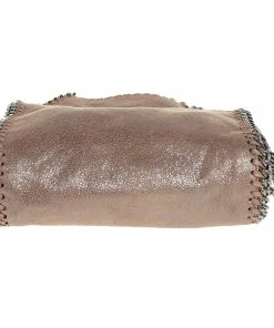 Best Pirce ⌛ Stella McCartney Metallic Beige Faux Leather Tiny Falabella Shoulder Bag For 👩 Women 🛒 -Stella McCartney Shop luxury women stella mccartney used handbags p424938 013