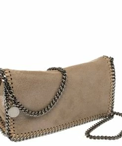 Best Sale 🛒 Stella McCartney Beige Faux Leather Falabella Crossbody Bag For 👩 Women 🎁 -Stella McCartney Shop luxury women stella mccartney used handbags p428174 007