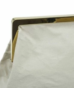 Discount 🧨 Stella McCartney Beige Canvas Oversized Daisy Clutch For 👩 Women 🌟 -Stella McCartney Shop luxury women stella mccartney used handbags p43573 0006