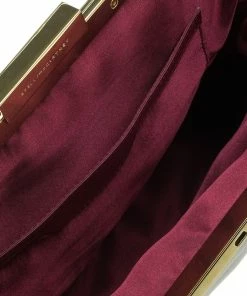 Discount 🧨 Stella McCartney Beige Canvas Oversized Daisy Clutch For 👩 Women 🌟 -Stella McCartney Shop luxury women stella mccartney used handbags p43573 0012