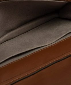 Cheapest ⌛ Stella McCartney Brown Faux Leather Stella Star Crossbody Bag For 👩 Women 🔔 -Stella McCartney Shop luxury women stella mccartney used handbags p439208 006