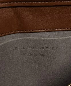 Cheapest ⌛ Stella McCartney Brown Faux Leather Stella Star Crossbody Bag For 👩 Women 🔔 -Stella McCartney Shop luxury women stella mccartney used handbags p439208 007