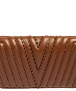 Cheapest ⌛ Stella McCartney Brown Faux Leather Stella Star Crossbody Bag For 👩 Women 🔔 -Stella McCartney Shop luxury women stella mccartney used handbags p439208 012
