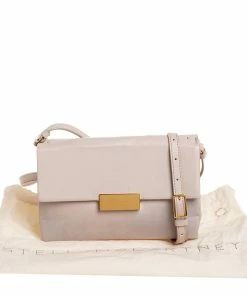 Deals 😉 Stella McCartney Beige Faux Leather Shoulder Bag For 👩 Women 🔔 -Stella McCartney Shop luxury women stella mccartney used handbags p441389 010