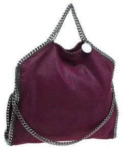 Deals 🧨 Stella McCartney Purple Shaggy Deer Falabella Shoulder Bag For 👩 Women 👍 -Stella McCartney Shop luxury women stella mccartney used handbags p44289 003