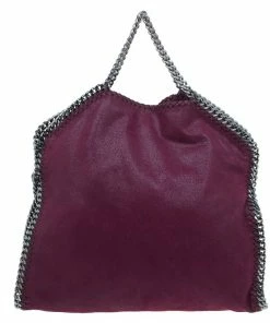 Deals 🧨 Stella McCartney Purple Shaggy Deer Falabella Shoulder Bag For 👩 Women 👍 -Stella McCartney Shop luxury women stella mccartney used handbags p44289 004