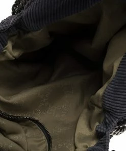 Best Pirce 🛒 Stella McCartney Grey Velvet And Faux Leather Small Falabella Tote For 👩 Women 💯 -Stella McCartney Shop luxury women stella mccartney used handbags p443895 012