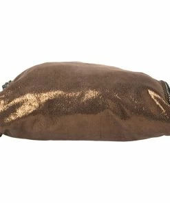 Deals 💯 Stella McCartney Metallic Brown Faux Leather Small Falabella Tote For 👩 Women ❤️ -Stella McCartney Shop luxury women stella mccartney used handbags p447861 011
