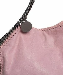 Coupon 🌟 Stella McCartney Pink Faux Suede Small Falabella Tote For 👩 Women 🤩 -Stella McCartney Shop luxury women stella mccartney used handbags p448289 012