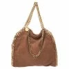 Top 10 🎉 Stella McCartney Brown Faux Leather Mini Falabella Tote For 👩 Women 🧨