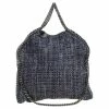 Deals 🤩 Stella McCartney Blue/Grey Tweed Small Falabella Tote For 👩 Women 🤩 -Stella McCartney Shop luxury women stella mccartney used handbags p454065 007
