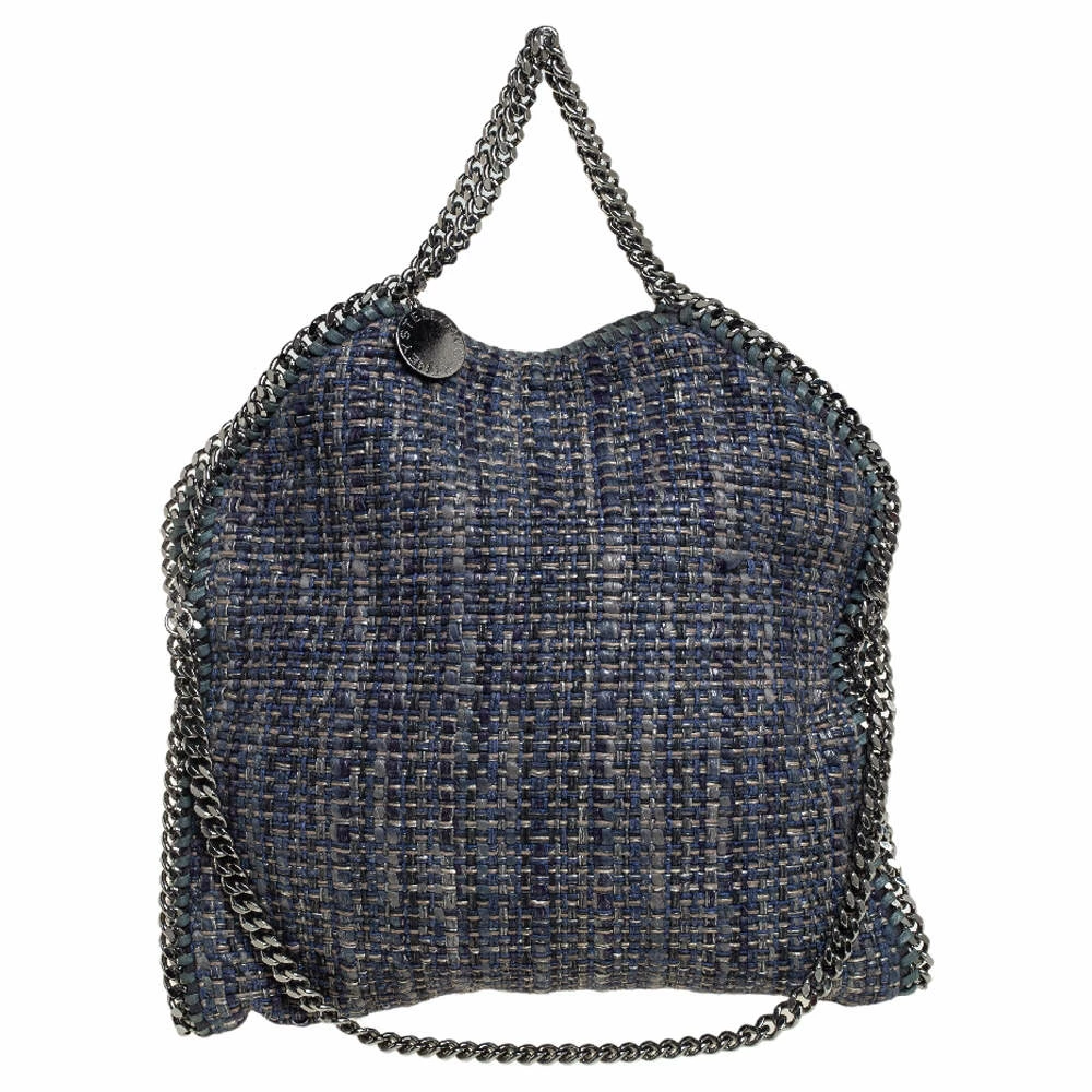 Deals ๐คฉ Stella McCartney Blue/Grey Tweed Small Falabella Tote For ๐ฉ Women ๐คฉ 3 Deals ๐คฉ Stella McCartney Blue/Grey Tweed Small Falabella Tote For ๐ฉ Women ๐คฉ