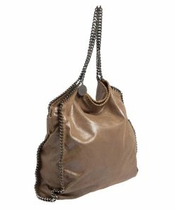 Hot Sale ๐ Stella McCartney Metallic Beige Faux Suede Large Falabella Tote For ๐ฉ Women ๐ 17 Hot Sale ๐ Stella McCartney Metallic Beige Faux Suede Large Falabella Tote For ๐ฉ Women ๐ -Stella McCartney Shop luxury women stella mccartney used handbags p455511 005