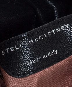 New 😉 Stella McCartney Black Faux Leather Falabella Flap Crossbody Bag For 👩 Women ✨ -Stella McCartney Shop luxury women stella mccartney used handbags p459185 005