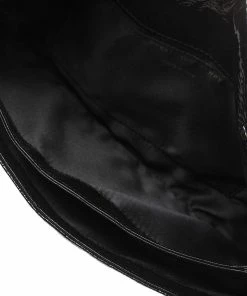 Best Sale 🎁 Stella McCartney Black Faux Patent Leather Rivet Flap Clutch For 👩 Women 😉 -Stella McCartney Shop luxury women stella mccartney used handbags p460631 002