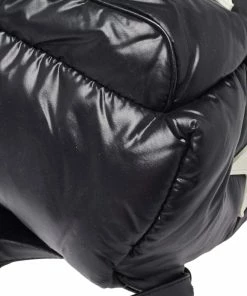 New 🥰 Stella McCartney Black Nylon Falabella Go Stars 🎒 Backpack For 👩 Women 🛒 -Stella McCartney Shop luxury women stella mccartney used handbags p462398 005