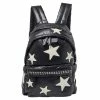 New 🥰 Stella McCartney Black Nylon Falabella Go Stars 🎒 Backpack For 👩 Women 🛒 -Stella McCartney Shop luxury women stella mccartney used handbags p462398 011
