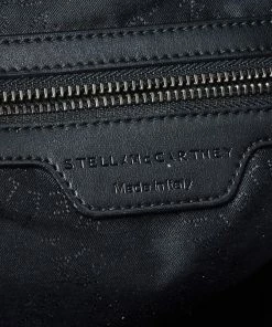 New 🥰 Stella McCartney Black Nylon Falabella Go Stars 🎒 Backpack For 👩 Women 🛒 -Stella McCartney Shop luxury women stella mccartney used handbags p462398 012