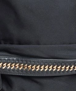 Buy 👏 Stella McCartney Black Nylon And Leather Falabella 🎒 Backpack For 👩 Women ✨ -Stella McCartney Shop luxury women stella mccartney used handbags p464428 010