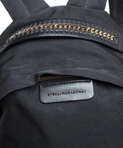 Buy 👏 Stella McCartney Black Nylon And Leather Falabella 🎒 Backpack For 👩 Women ✨ -Stella McCartney Shop luxury women stella mccartney used handbags p464428 012