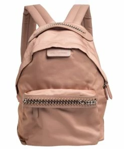 Flash Sale 🤩 Stella McCartney Beige Nylon And Faux Leather Falabella 🎒 Backpack For 👩 Women ✨