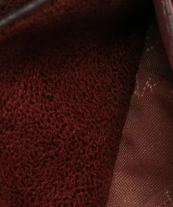 Best deal 🤩 Stella McCartney Maroon Faux Leather Card Holder For 👩 Women 😍 -Stella McCartney Shop luxury women stella mccartney used handbags p471794 002