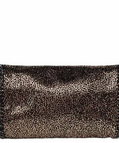 Cheapest 🔥 Stella McCartney Gold Faux Suede Falabella Shoulder Bag For 👩 Women 😉 -Stella McCartney Shop luxury women stella mccartney used handbags p472987 011