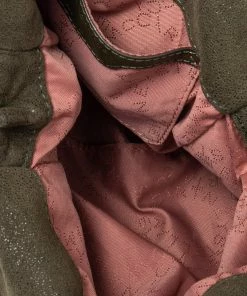 Brand new ❤️ Stella McCartney Green Faux Leather Falabella Tote For 👩 Women 😉 -Stella McCartney Shop luxury women stella mccartney used handbags p473641 010