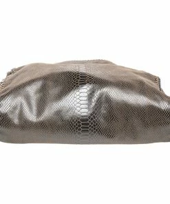 Deals ❤️ Stella McCartney Brown Faux Python Embossed Leather Falabella Tote For 👩 Women ⌛ -Stella McCartney Shop luxury women stella mccartney used handbags p482673 001