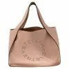 Coupon 🔔 Stella McCartney Beige Faux Leather Perforated Logo Tote For 👩 Women 🎉 -Stella McCartney Shop luxury women stella mccartney used handbags p486930 005