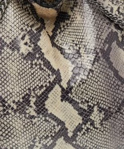 Top 10 🎁 Stella McCartney Beige Faux Python Leather Falabella Tote For 👩 Women 😉 -Stella McCartney Shop luxury women stella mccartney used handbags p489842 006