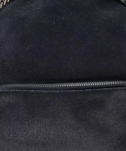 Buy 🥰 Stella McCartney Dark Blue Faux Suede Falabella 🎒 Backpack For 👩 Women 🤩 -Stella McCartney Shop luxury women stella mccartney used handbags p490447 011