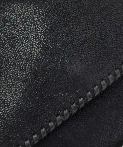 Coupon 🥰 Stella McCartney Black Faux Suede Falabella Shoulder Bag For 👩 Women ⌛ -Stella McCartney Shop luxury women stella mccartney used handbags p503792 011