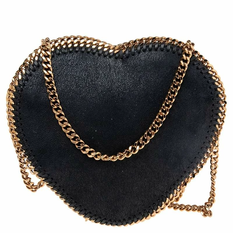 Coupon ๐ Stella McCartney Midnight Blue Faux Suede Heart Falabella Crossbody Bag For ๐ฉ Women ๐ 3 Coupon ๐ Stella McCartney Midnight Blue Faux Suede Heart Falabella Crossbody Bag For ๐ฉ Women ๐