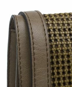 New 🌟 Stella McCartney Brown Woven Faux Leather Dawn Crossbody Bag For 👩 Women 🌟 -Stella McCartney Shop luxury women stella mccartney used handbags p50693 007