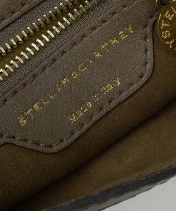 New 🌟 Stella McCartney Brown Woven Faux Leather Dawn Crossbody Bag For 👩 Women 🌟 -Stella McCartney Shop luxury women stella mccartney used handbags p50693 014