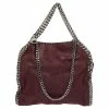 Outlet ✔️ Stella McCartney Burgundy Faux Suede Mini Falabella Tote For 👩 Women 🧨